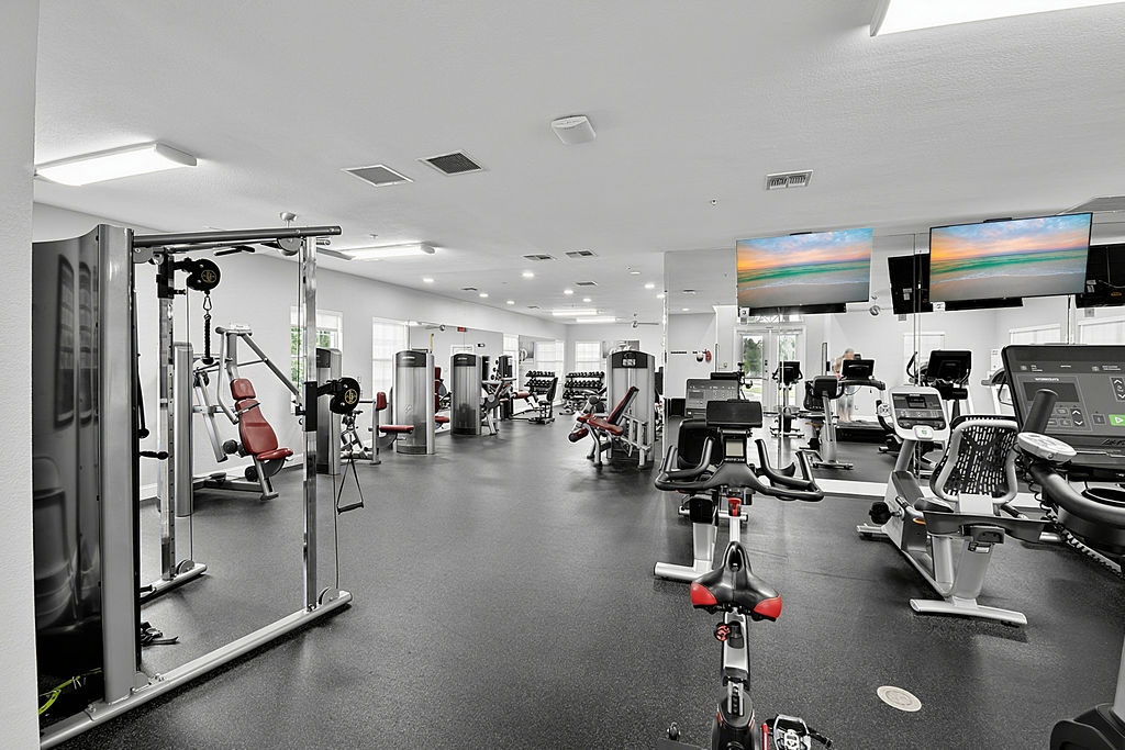 Renovated fitness center