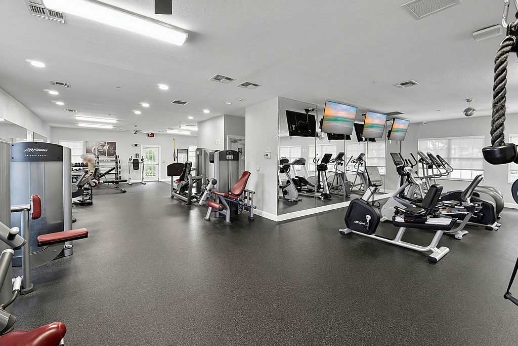 Fitness center equipment